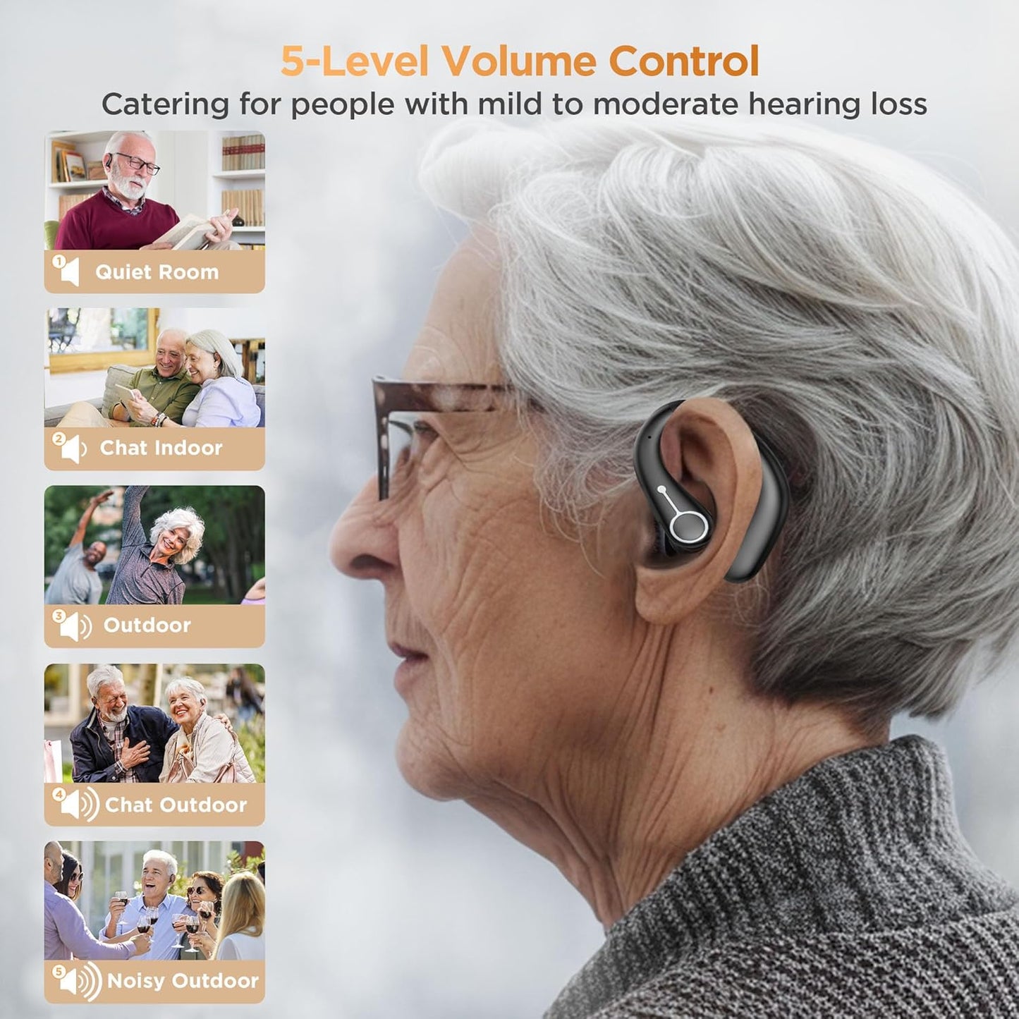 Wireless Hearing Amplifiers for Enhanced Sound Clarity & Seamless Connectivity