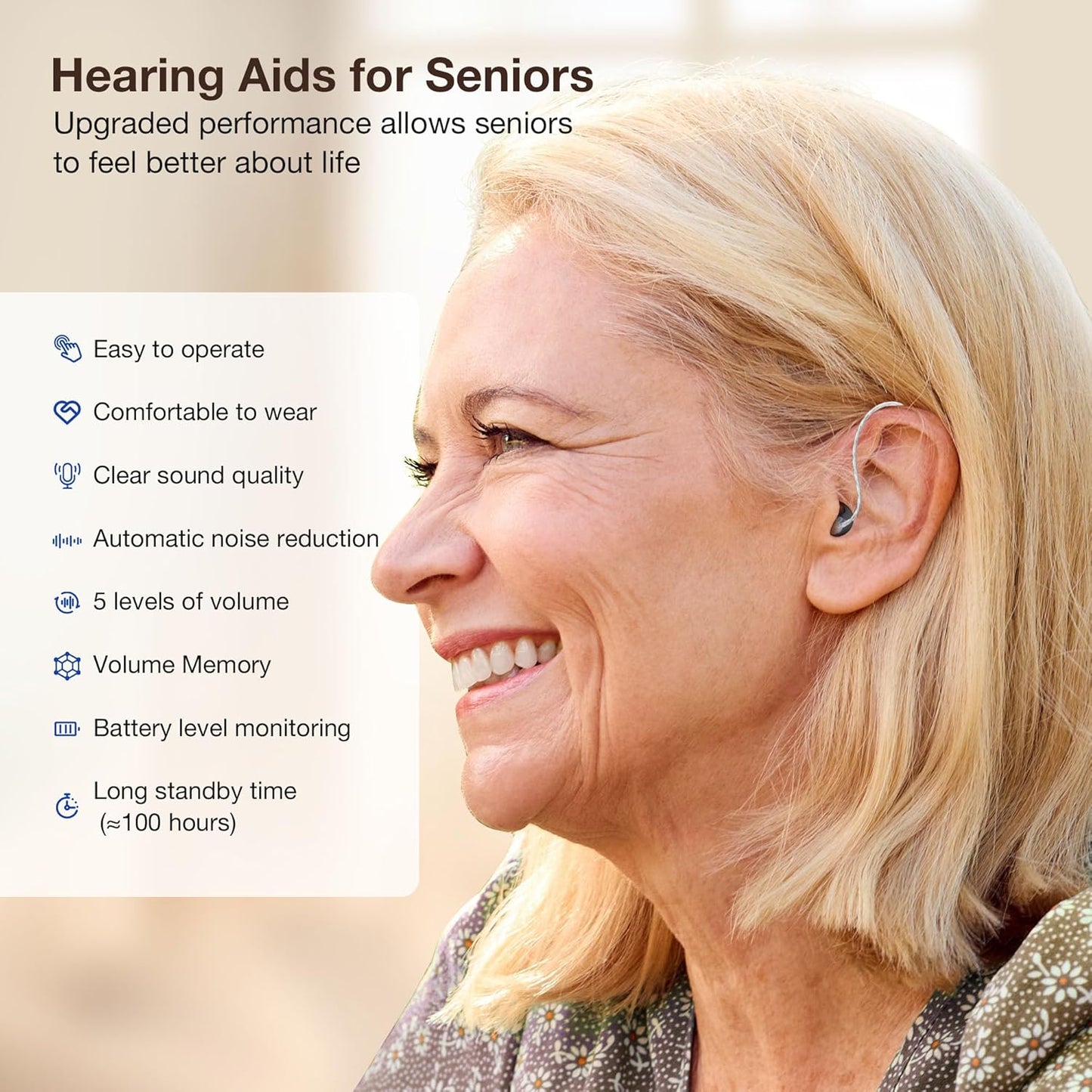 Hear Clearly Again Rechargeable Simple Use