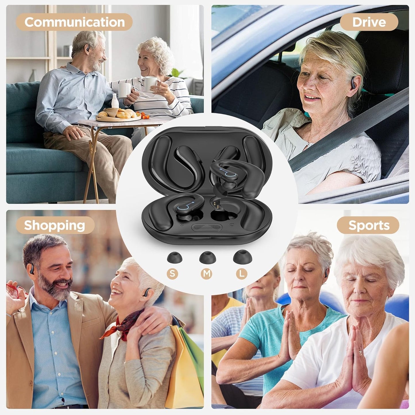 Wireless Hearing Amplifiers for Enhanced Sound Clarity & Seamless Connectivity
