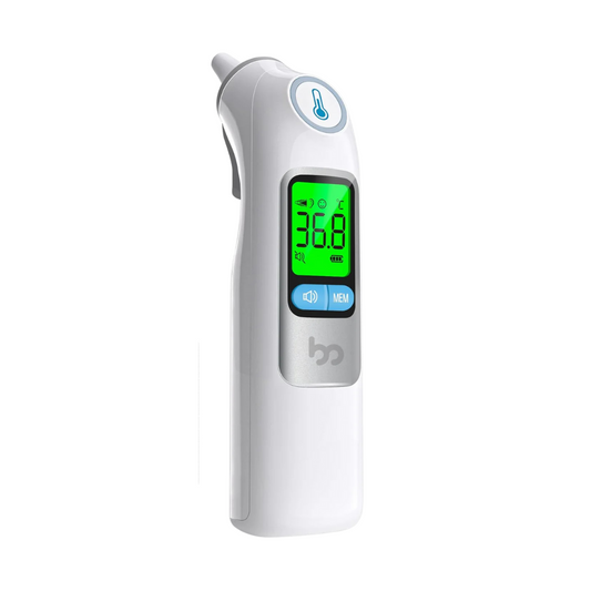 Digital Ear Thermometer for Adults and Babies – Infrared Sensor with Fever Alert – Accurate Readings