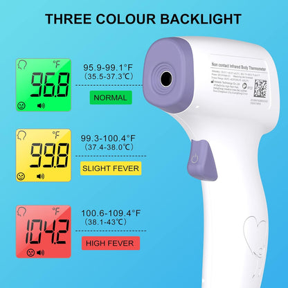 Non-Contact Forehead Thermometer - Instant Accurate Readings for All Ages
