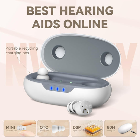 Rechargeable Invisible Hearing Sound for Seniors
