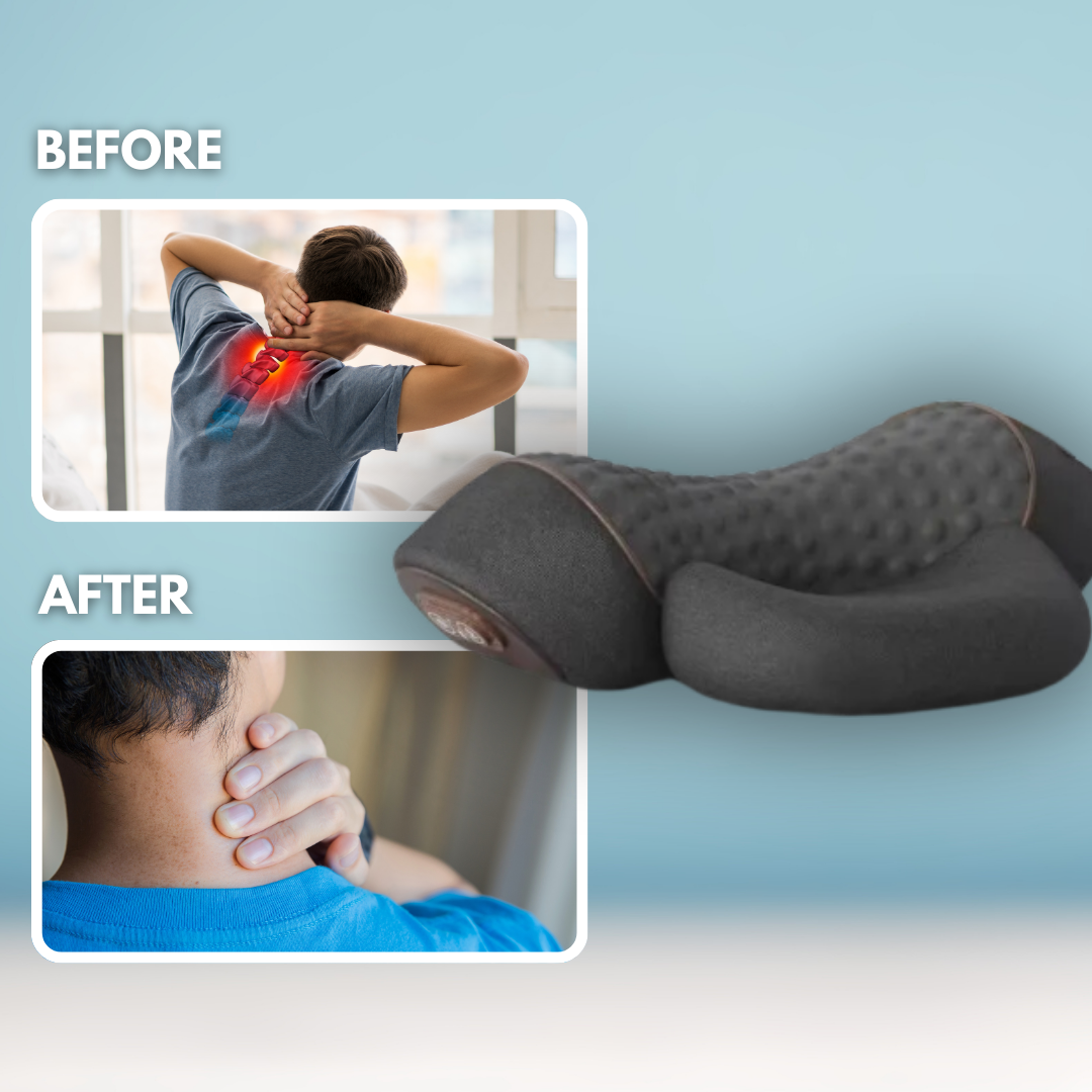 Clouddrum Massage Pillow – Neck Support & Comfort